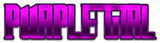 PURPLE GIRL Logo Style