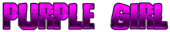 PURPLE GIRL Logo Style