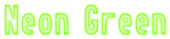 Neon Green Logo Style