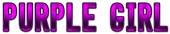 PURPLE GIRL Logo Style