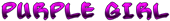 PURPLE GIRL Logo Style