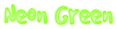 Neon Green Logo Style