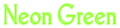 Neon Green Logo Style