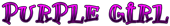 PURPLE GIRL Logo Style