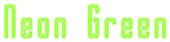 Neon Green Logo Style