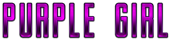 PURPLE GIRL Logo Style