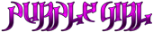 PURPLE GIRL Logo Style