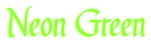 Neon Green Logo Style