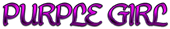 PURPLE GIRL Logo Style