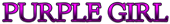 PURPLE GIRL Logo Style