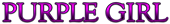 PURPLE GIRL Logo Style