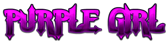 PURPLE GIRL Logo Style