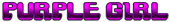 PURPLE GIRL Logo Style