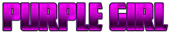 PURPLE GIRL Logo Style