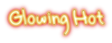 Glowing Hot Logo Style