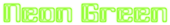 Neon Green Logo Style