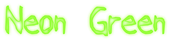 Neon Green Logo Style