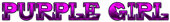 PURPLE GIRL Logo Style