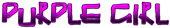 PURPLE GIRL Logo Style