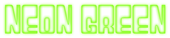 Neon Green Logo Style