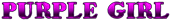 PURPLE GIRL Logo Style