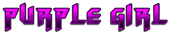 PURPLE GIRL Logo Style