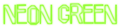 Neon Green Logo Style