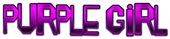 PURPLE GIRL Logo Style