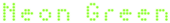 Neon Green Logo Style