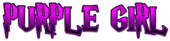 PURPLE GIRL Logo Style