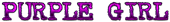 PURPLE GIRL Logo Style