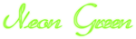 Neon Green Logo Style