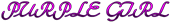 PURPLE GIRL Logo Style