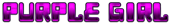 PURPLE GIRL Logo Style