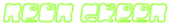 Neon Green Logo Style