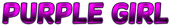 PURPLE GIRL Logo Style