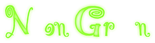 Neon Green Logo Style