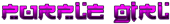 PURPLE GIRL Logo Style