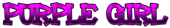 PURPLE GIRL Logo Style