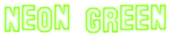 Neon Green Logo Style