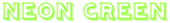 Neon Green Logo Style