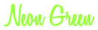 Neon Green Logo Style
