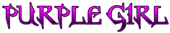 PURPLE GIRL Logo Style