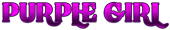 PURPLE GIRL Logo Style