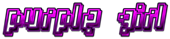 PURPLE GIRL Logo Style