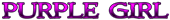 PURPLE GIRL Logo Style