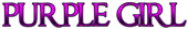 PURPLE GIRL Logo Style