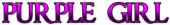 PURPLE GIRL Logo Style