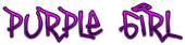 PURPLE GIRL Logo Style