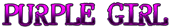 PURPLE GIRL Logo Style